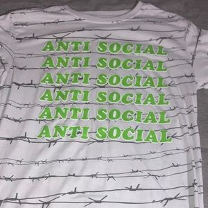 fashion antisocial shirt